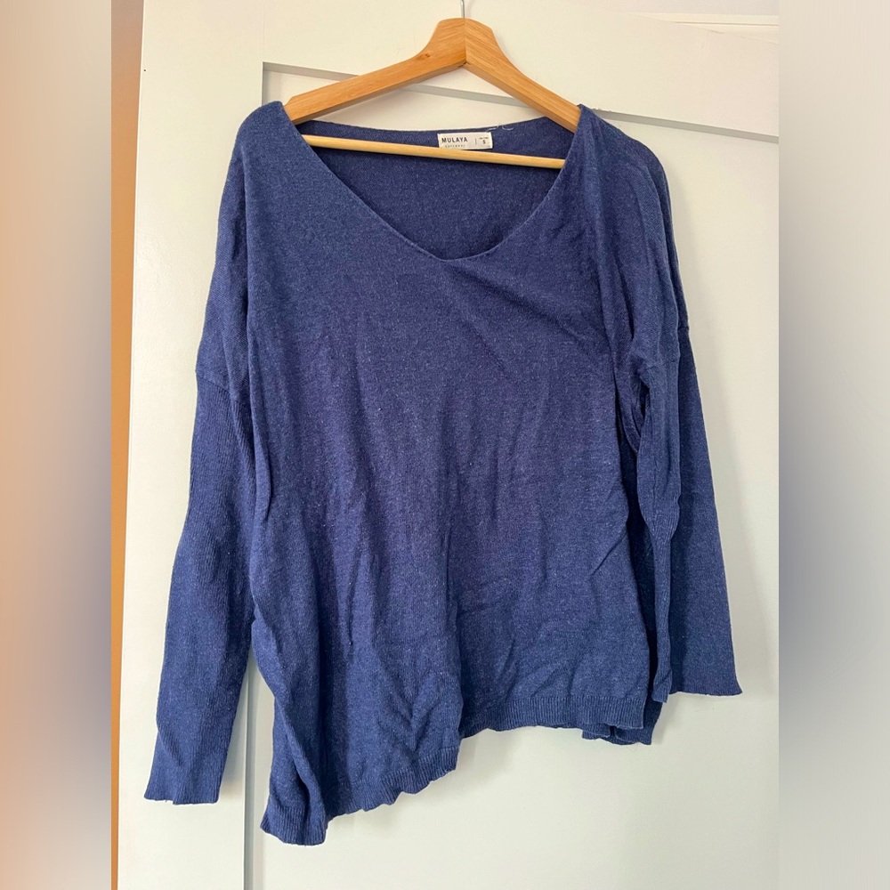 Mulaya oversized blue sweater, S.